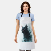 Zombie Kat Apocalyps Schort (Gedragen)