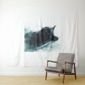 Zombie Kat Apocalyps Wandkleed (In Situ (horizontaal))