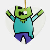 Zombie Keramisch Ornament (Voorkant)