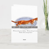 Zombie Kerstkaart Feestdagen Kaart (Achterkant)