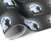 Zombie Kerstnacht Cadeaupapier (Rol Hoek)