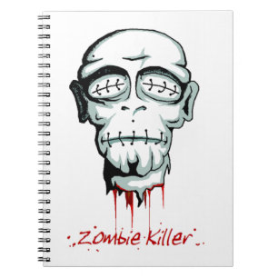 Zombie killer-notitieboek notitieboek