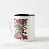 Zombie Killer Tweekleurige Koffiemok (Voorkant links)