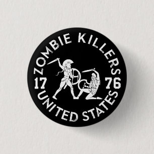 Zombie Killers 1776 Ronde Button 3,2 Cm