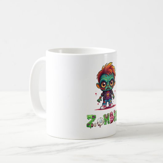 Zombie Kind - Ash Koffiemok (Voorkant links)