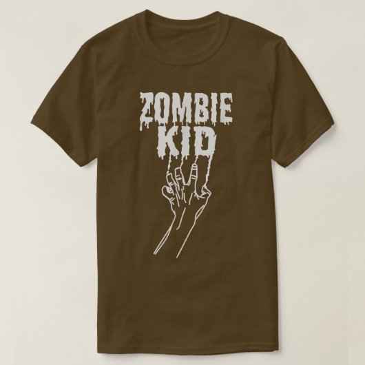 Zombie Kind Halloween Boys 6933 T-shirt (Design voorkant)
