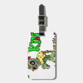 Zombie Kinder Bagagelabel (Voorkant verticaal)