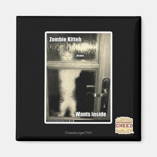 Zombie Kitteh Magneet (Voorkant)