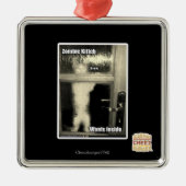 Zombie Kitteh Metalen Ornament (Voorkant)