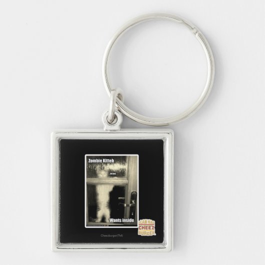 Zombie Kitteh Sleutelhanger (Voorkant)