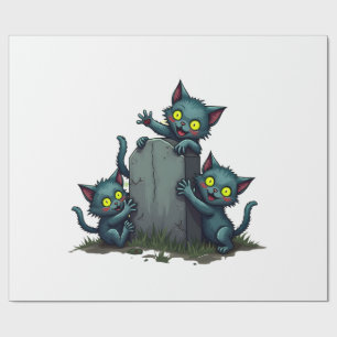 Zombie Kitten Opstand Cadeaupapier