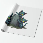 Zombie Kitten Opstand Cadeaupapier (Uitgerold)
