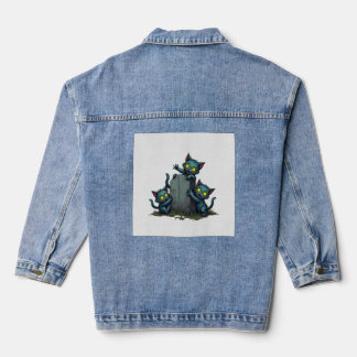 Zombie Kitten Opstand Denim Jacket