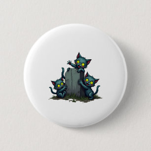 Zombie Kitten Opstand Ronde Button 5,7 Cm