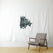 Zombie Kitten Opstand Wandkleed (In Situ (horizontaal))