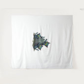 Zombie Kitten Opstand Wandkleed (Voorkant (horizontaal))