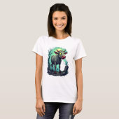 Zombie Koe Apocalyps T-shirt (Voorkant volledig)