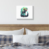 Zombie Koe Apocalypse Canvas Afdruk (Insitu (Slaapkamer))