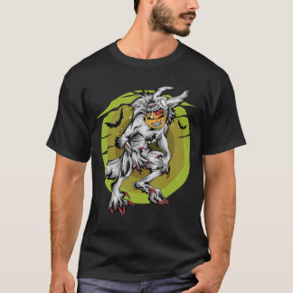 Zombie Konijn Halloween Griezelig Schrikbarend Spo T-shirt