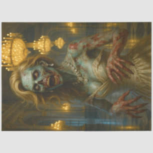 Zombie Koningin van de Ballroom Gothic Undead Tissuepapier