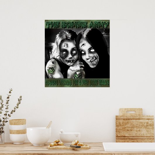 Zombie Leger Poster (Keuken)