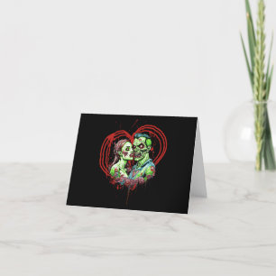 Zombie Liefde Feestdagen Kaart