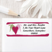 Zombie Liefde Hart Label (Insitu)