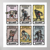 Zombie Lifestyles - Poster (Voorkant)