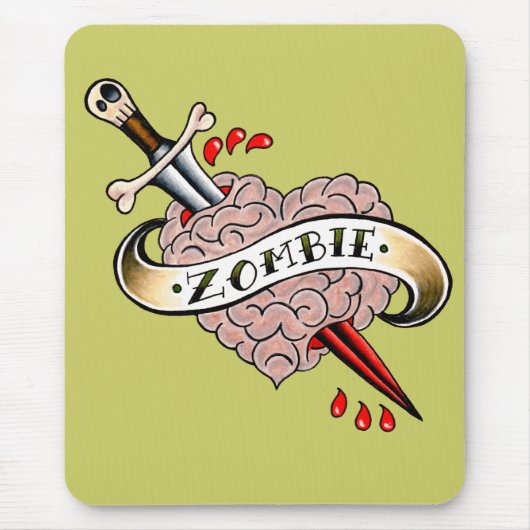 Zombie Love Mousepad Muismat (Voorkant)