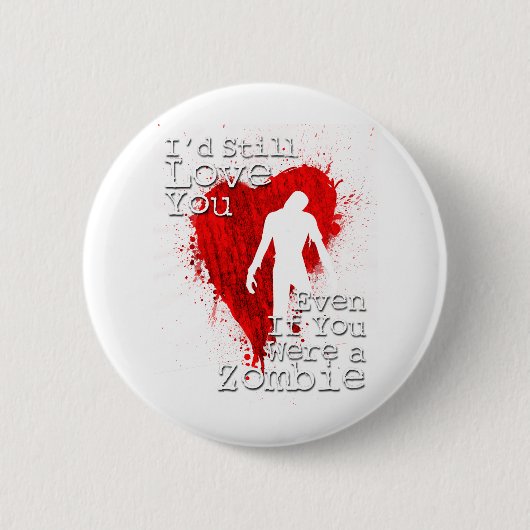 Zombie Love Ronde Button 5,7 Cm (Voorkant)