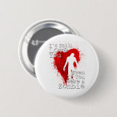 Zombie Love Ronde Button 5,7 Cm (Voorkant /achterkant)