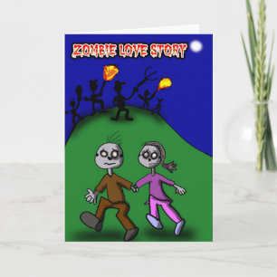 Zombie Love Story Kaart
