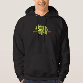 Zombie Luiaard Halloween Dier Schattig Monster Gra Hoodie