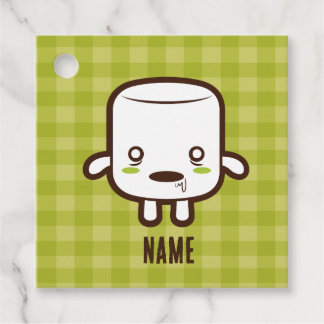 Zombie Marshmallow Halloween Bedankjes Labels