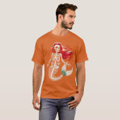 Zombie Mermaid Halloween Costume Spooky Trick Or T T-shirt (Voorkant volledig)