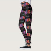 Zombie met Kinder vrouwen Leggings (Links)