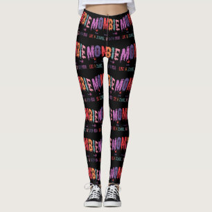 Zombie met Kinder vrouwen Leggings