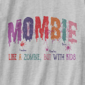 Zombie met Kinder vrouwen T-shirt
