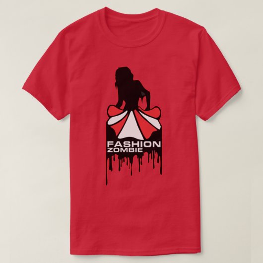zombie mode halloween paraplu t-shirt (Design voorkant)