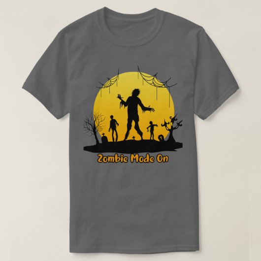 ZOMBIE-MODUS AAN T-SHIRT (Design voorkant)
