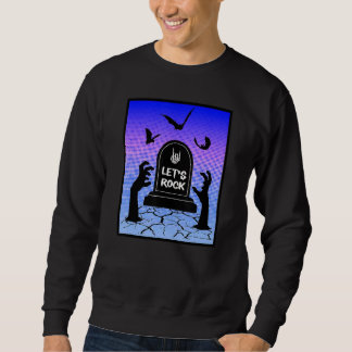Zombie moet Halloween-ongedierte-ontwerp rocken Trui