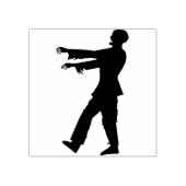 Zombie monster 2 silhouet kunst stempel (Afrduk)