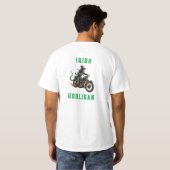Zombie Motorcycle Rider T-shirt (Achterkant volledig)