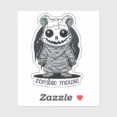 Zombie Mouse Sticker (Vel)