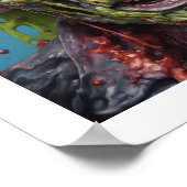 Zombie Mugshot Halloween Poster (Hoek)