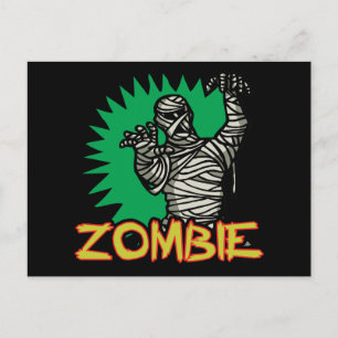 Zombie Mummy Briefkaart