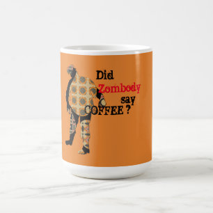 Zombie Needs Coffee Magische Mok