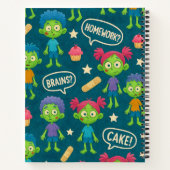 Zombie Notebook “My Future World Domination Plans" Notitieboek (Achterkant)