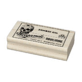 ZoMBiE OiL -  apotheeklabel Rubberstempel (Stempel)