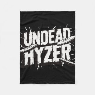 Zombie ondood Hyzer Grappige Discgolf Zombie Liefh Fleece Deken